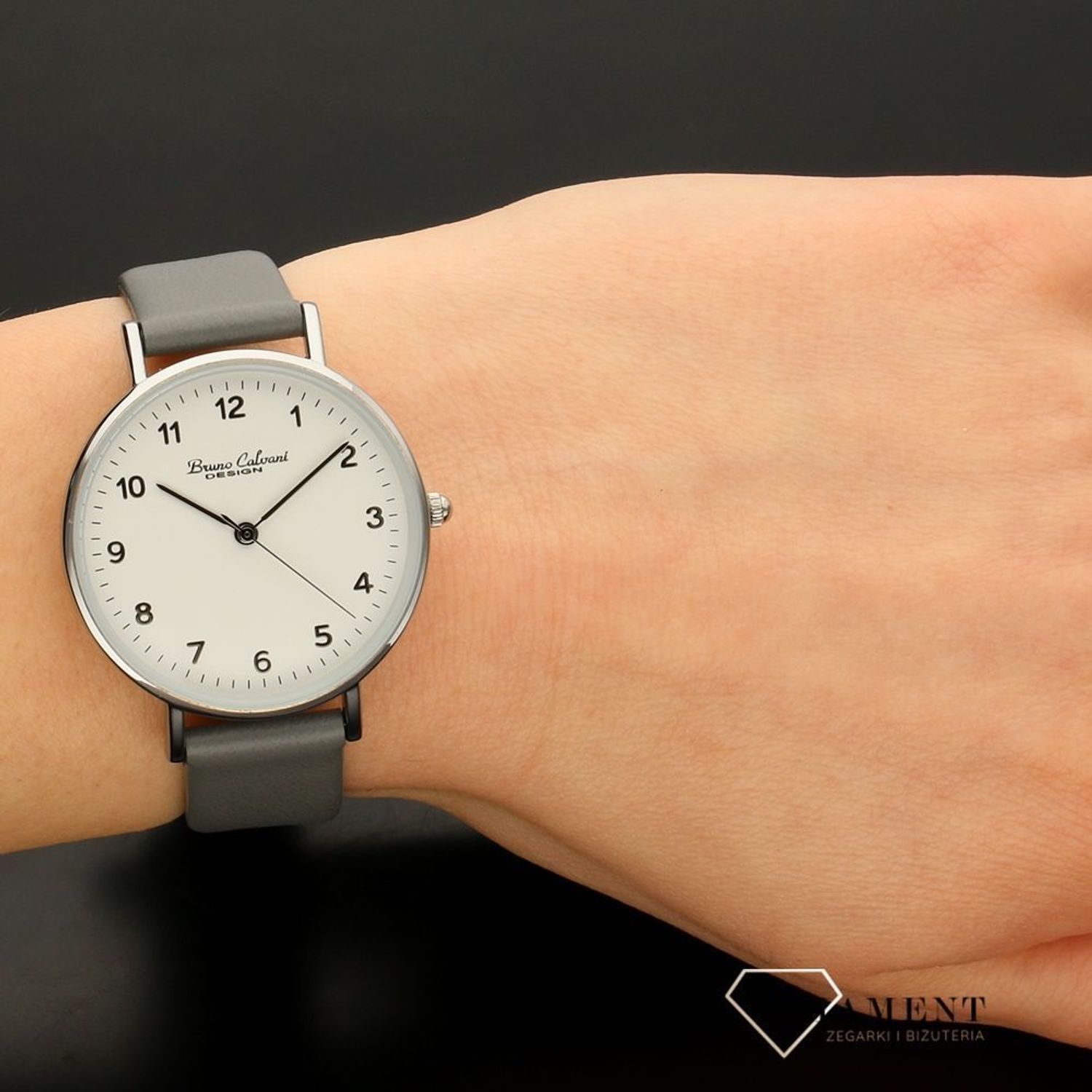 Zegarek damski Bruno Calvani BC90010 z szarym paskiem  (1).jpg